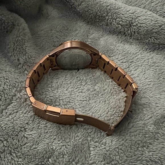 Fossil | Riley Rose Gold Colored Stainless Steel Watch - Picture 5 of 6